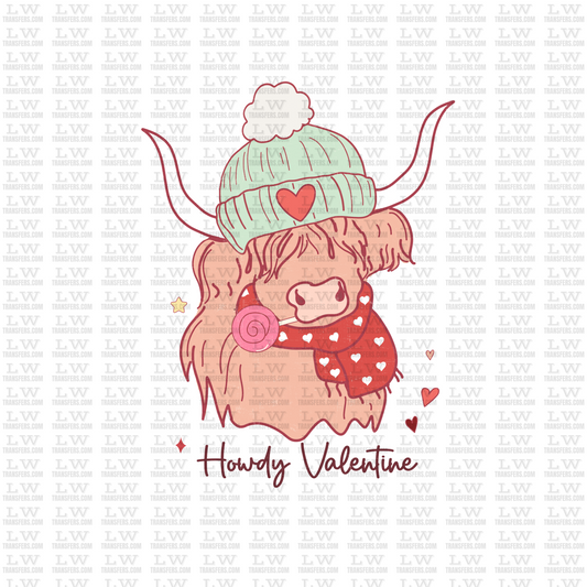 HOWDY VALENTINE DTF TRANSFER #VD29