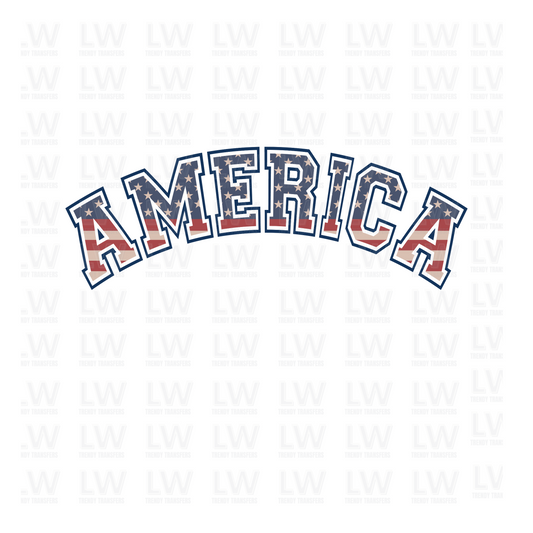 AMERICA 4TH OF JULY DTF Transfer