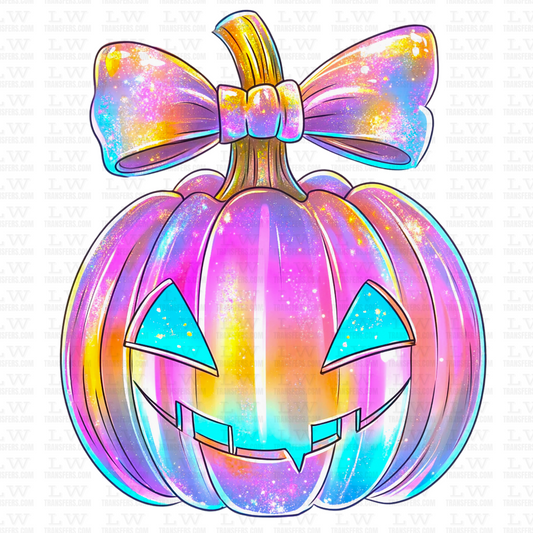 IRIDESCENT GHOST HALLOWEEN DTF TRANSFER #H330
