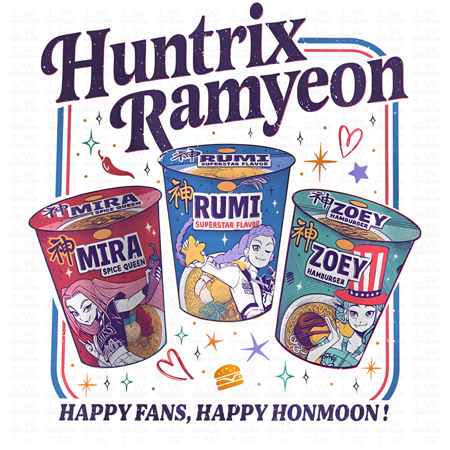 K-POP DEMON HUNTERS DTF Transfer #33