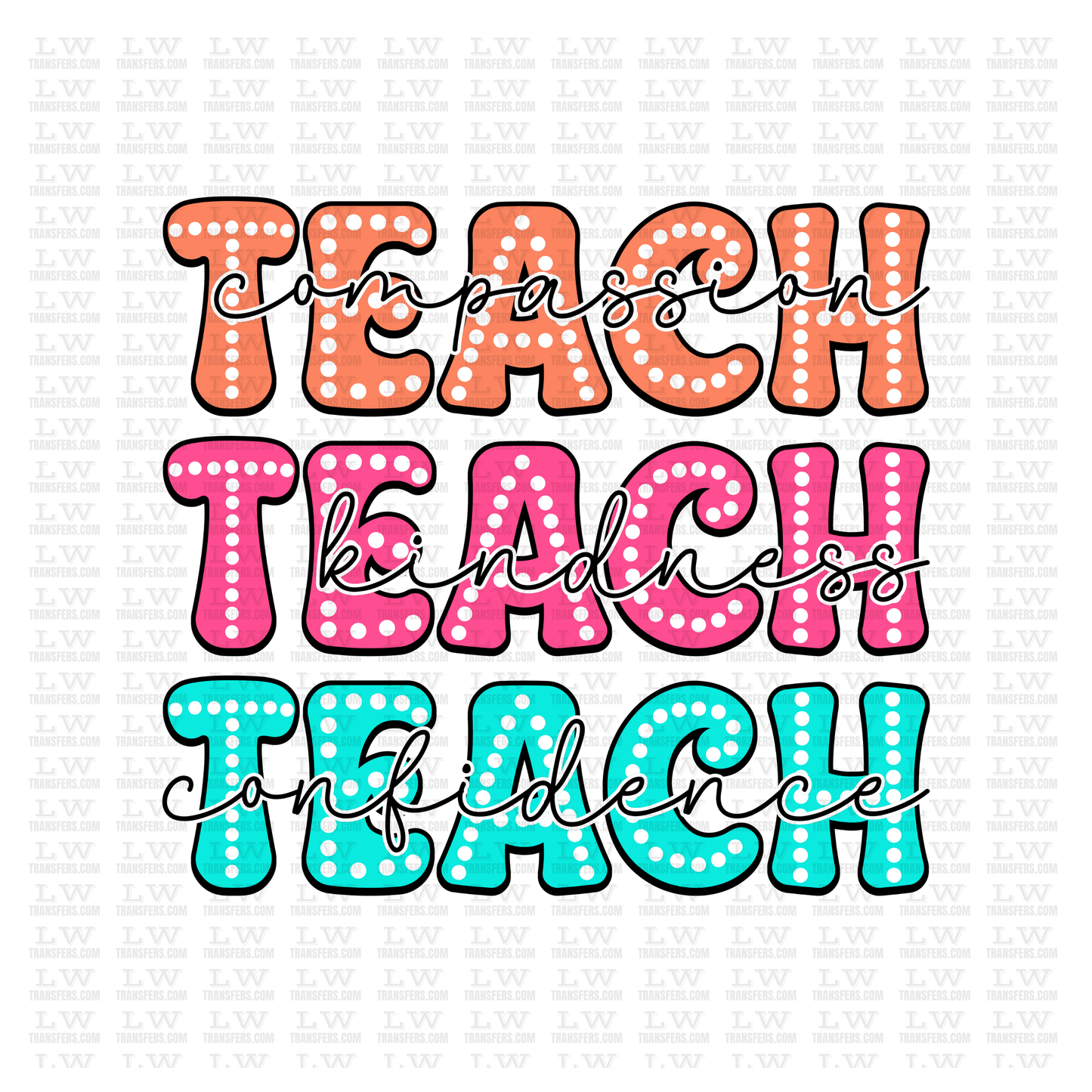 BACK TO SCHOOL / TEACHER DTF Transfer #33