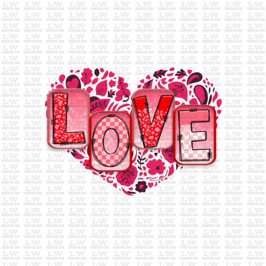 LOVE VALENTINE'S DAY DTF TRANSFER #VD39