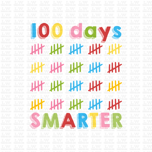 100 DAYS SMARTER DTF Transfer - 100DOFS-39