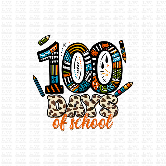 100 DAYS OF SCHOOL DTF Transfer - 100DOFS-46