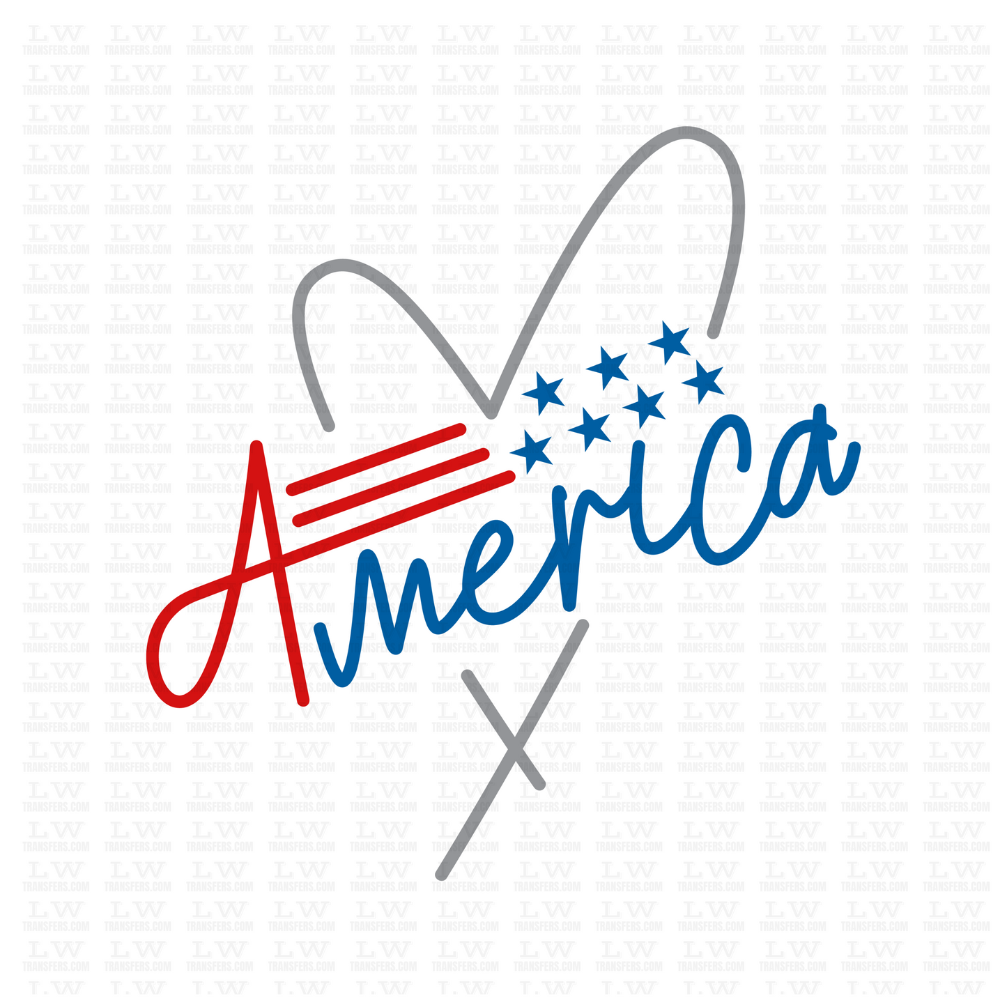AMERICA 4TH OF JULY DTF TRANSFER - 4TH43