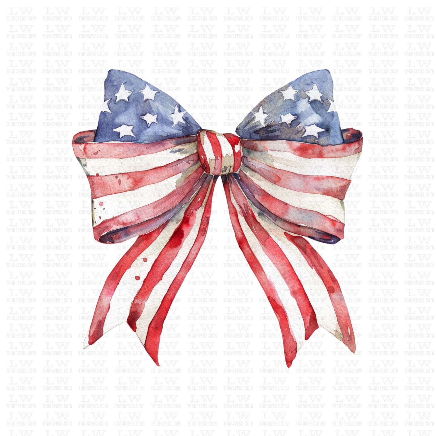 RETRO 4TH OF JULY COQUETTE BOW DTF TRANSFER - 4TH39