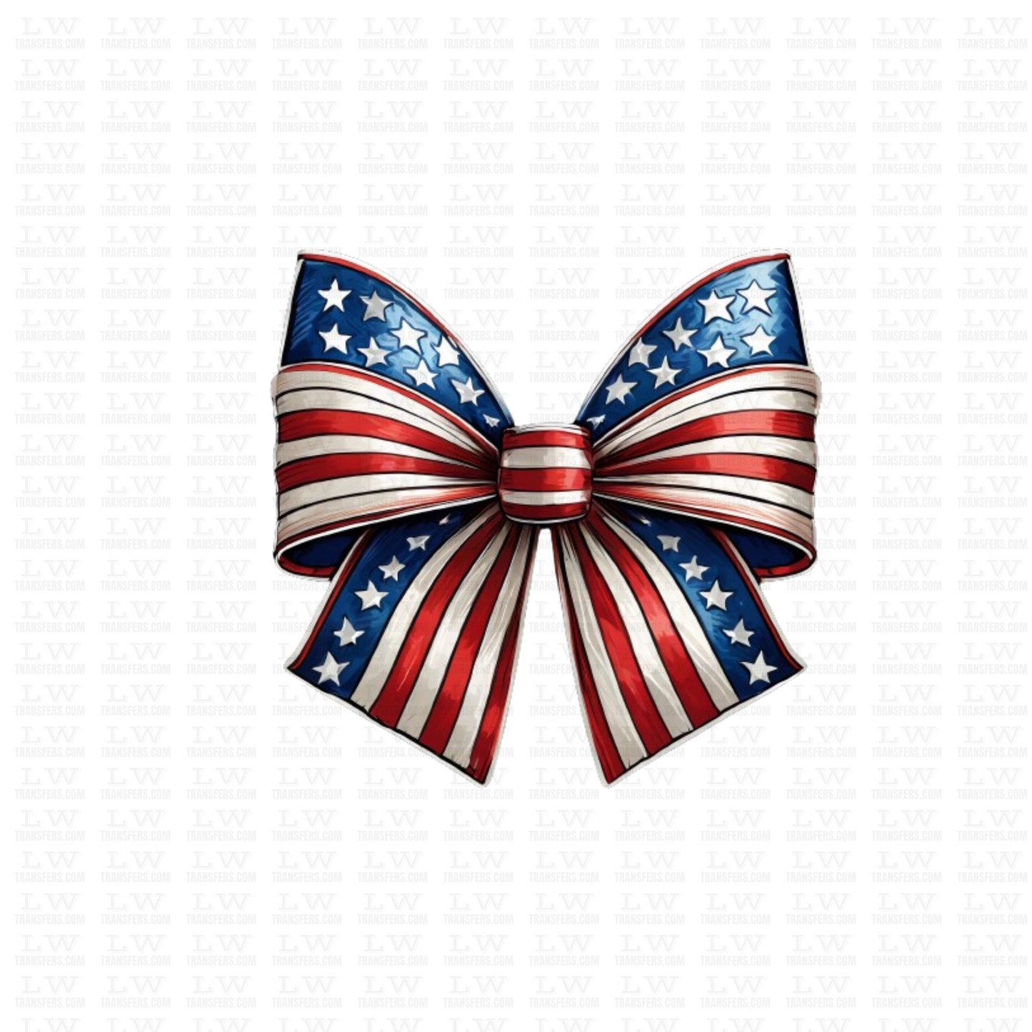 COQUETTE AMERICAN BOW 4TH OF JULY DTF TRANSFER - 4TH40