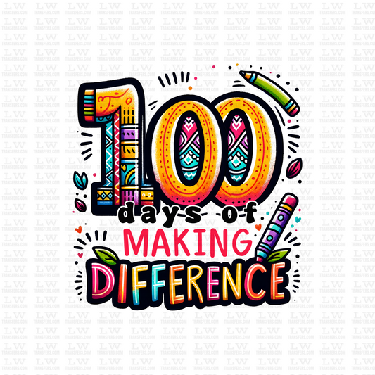 100 OF MAKING DIFFERENCE DTF Transfer - 100DOFS-59
