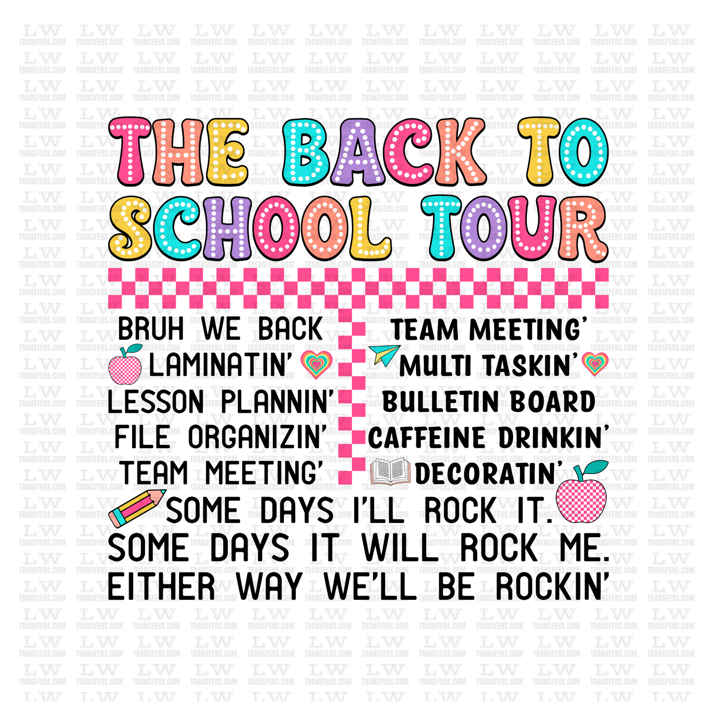 BACK TO SCHOOL DTF Transfer #05