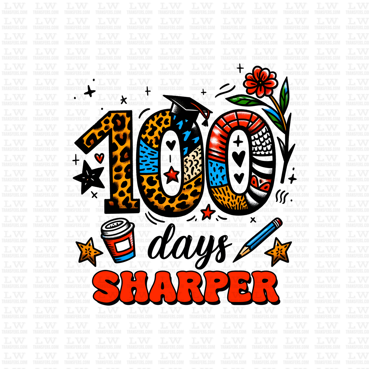 100 DAYS SHARPER DTF Transfer - 100DOFS-60