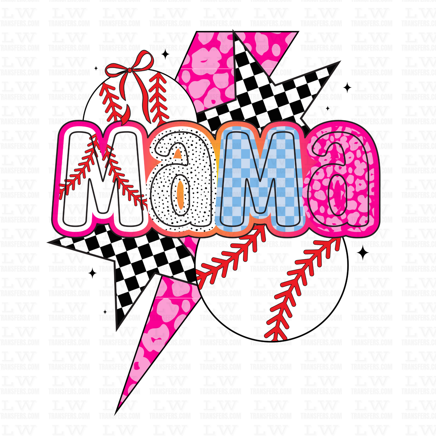 BASEBALL MAMA DTF TRANSFER #MT60