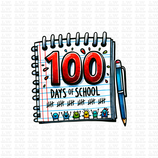 100 DAYS OF SCHOOL DTF Transfer - 100DOFS-61