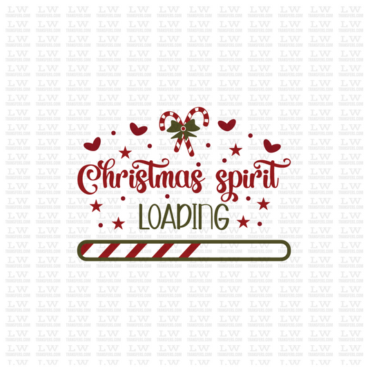 CHRISTMAS SPIRIT LOADING DTF TRANSFER #CH65