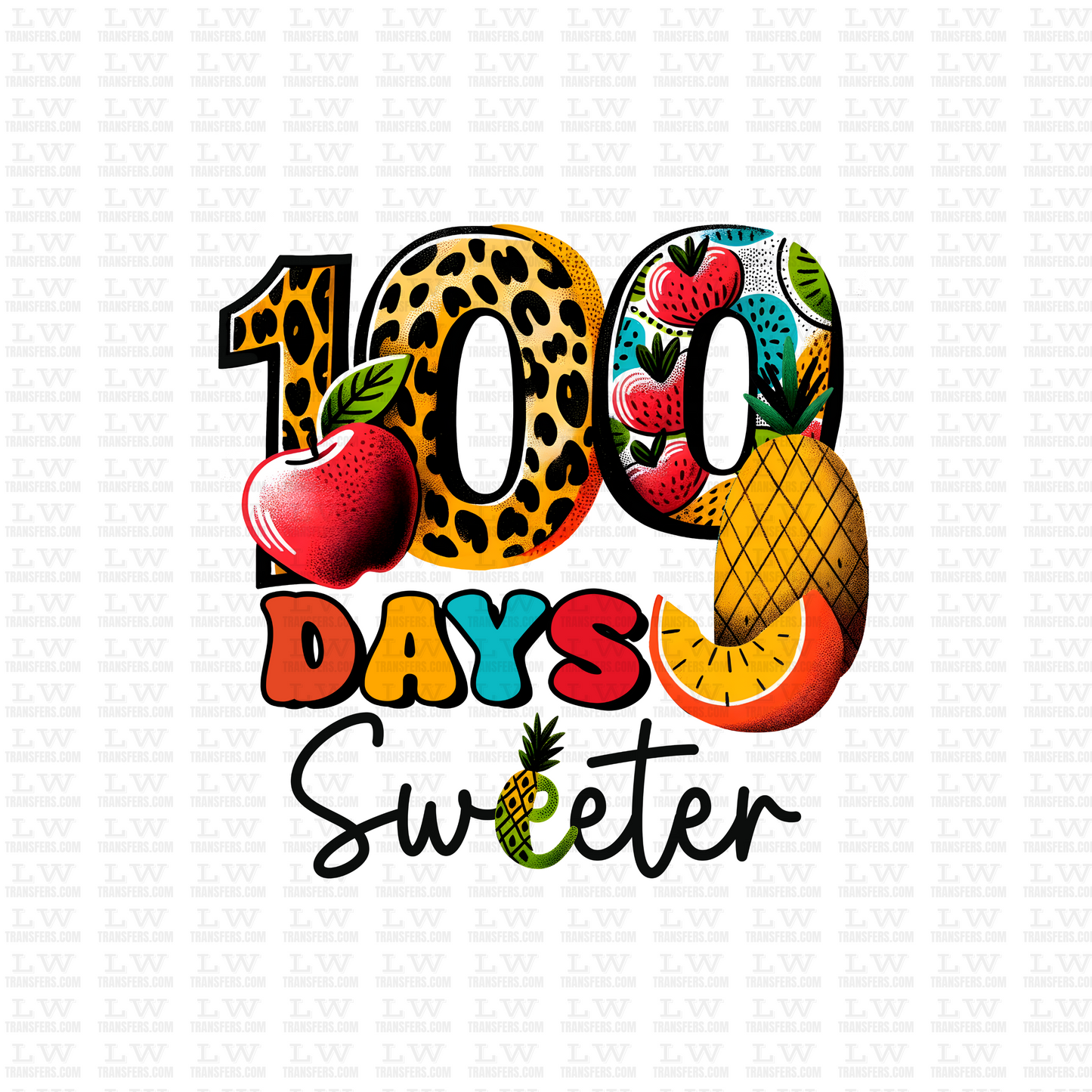 100 DAYS SWEETER DTF Transfer - 100DOFS-85