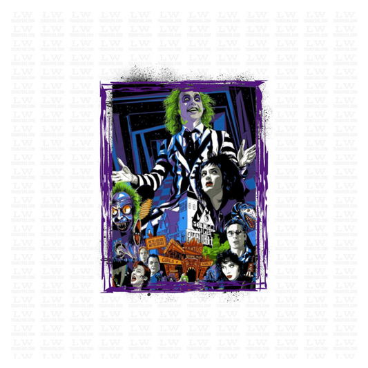 BEETLEJUICE HALLOWEEN DTF TRANSFER #BJ08