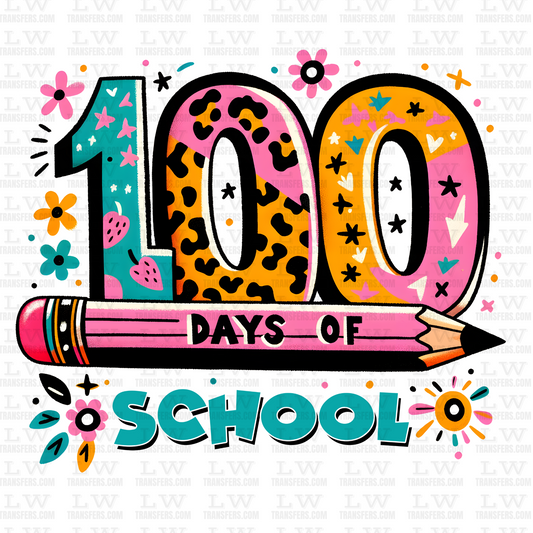 100 DAYS OF SCHOOL DTF Transfer - 100DOFS-90