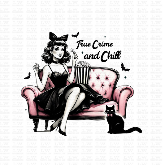 TRUE CRIME AND CHILL HALLOWEEN DTF Transfer #99