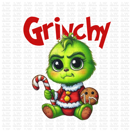 BABY GRINCHY CHRISTMAS DTF TRANSFER #CH001