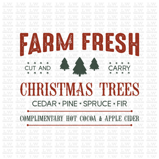 FARM FRESH CHRISTMAS DTF TRANSFER #CH64
