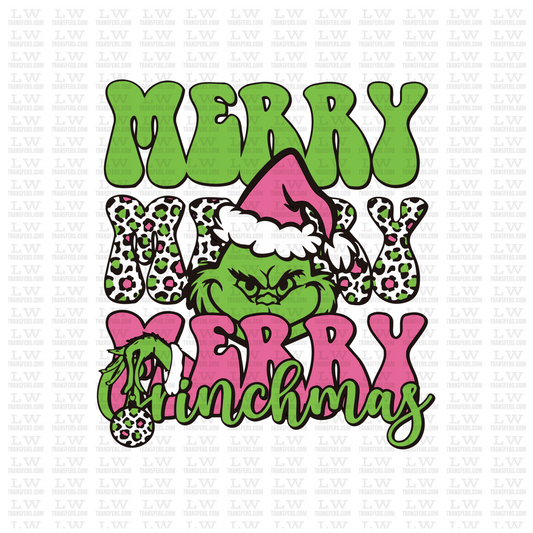 MERRY MERRY CHRISTMAS DTF TRANSFER #CH4