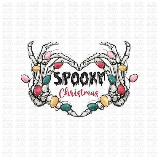 SPOOKY CHRISTMAS DTF TRANSFER #CH74