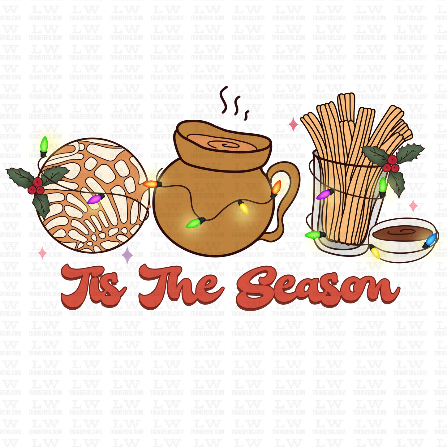 TIS THE SEASON, CHRISTMAS DTF TRANSFER #CH234