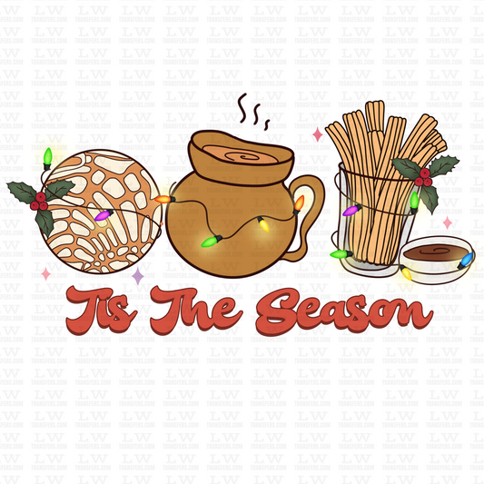 TIS THE SEASON, CHRISTMAS DTF TRANSFER #CH234