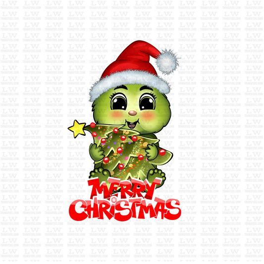 GRINCHY MERRY CHRISTMAS DTF TRANSFER #CH80