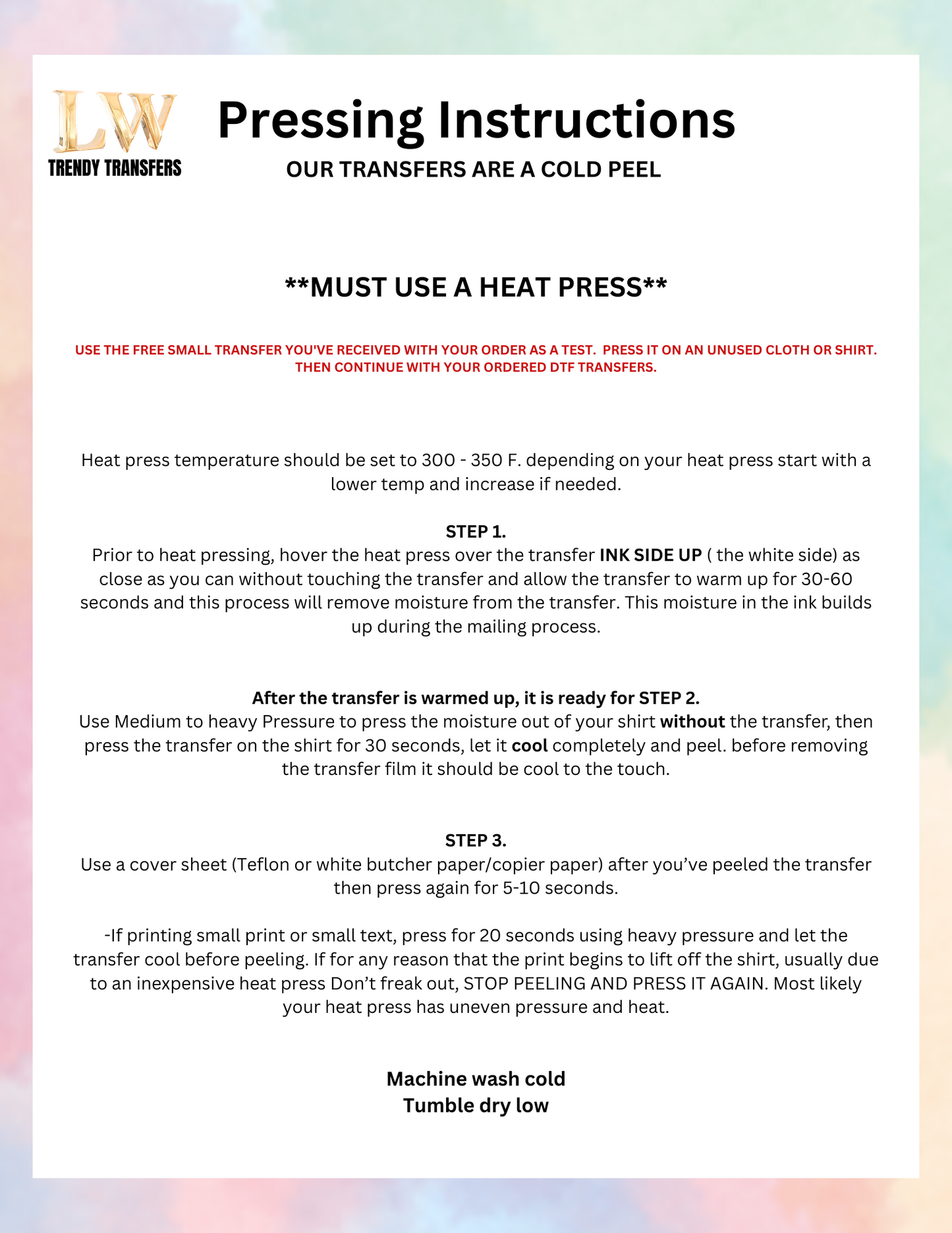 PINK GLITTER CHRISTMAS DTF TRANSFER #CH18