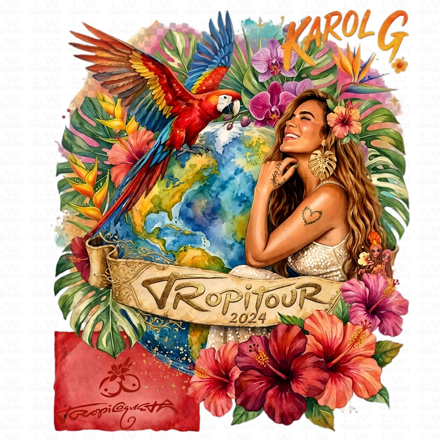 Karol G  DTF TRANSFER #86