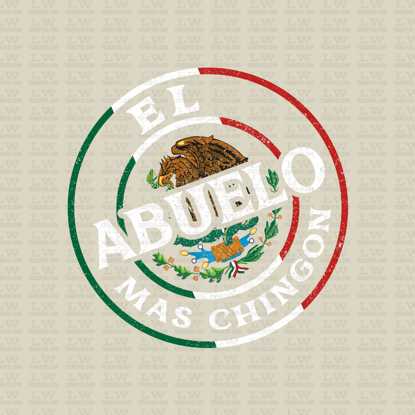 EL ABUELO MAS CHINGON DTF TRANSFER / FATHERS DAY - E60