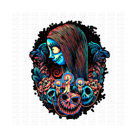 SALLY - THE NIGHT BEOFRE CHRISTMAS -  HALLOWEEN DTF Transfer
