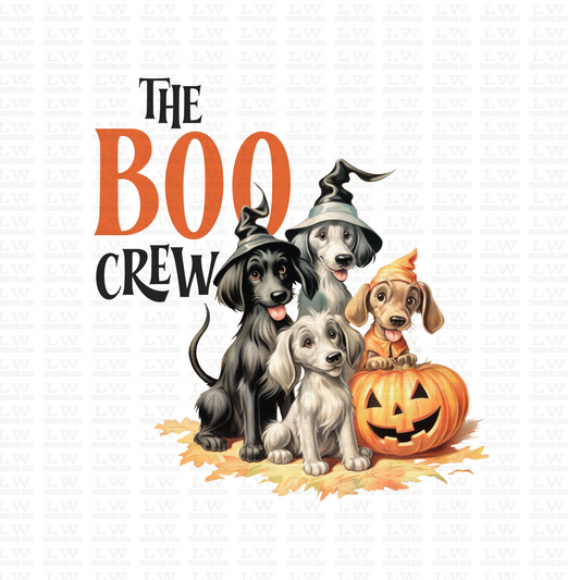 THE BOO CREW HALLOWEEN DOGS DTF Transfer #135