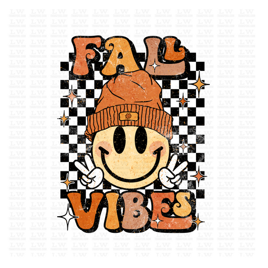 FALL VIBES HALLOWEEN DTF Transfer