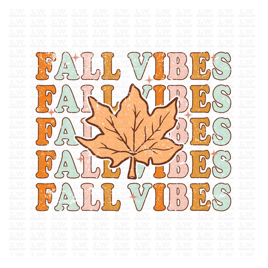 FALL VIBES DTF Transfer