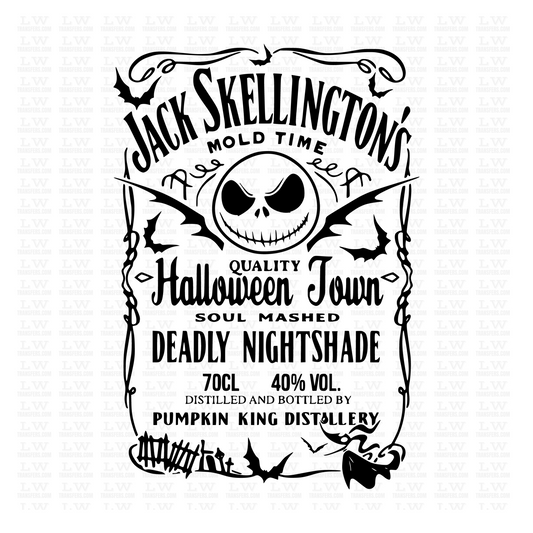 JACK SKELLINGTON HALLOWEEN DTF Transfer