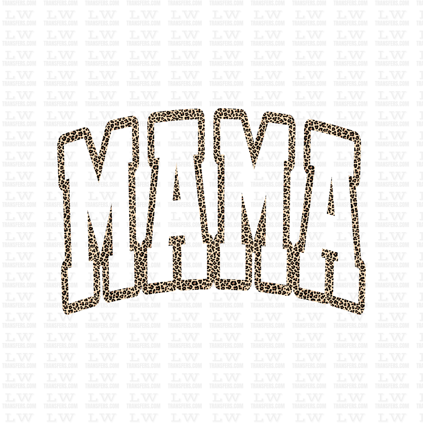 LEOPARD MAMA PRINT DTF TRANSFER - MT28