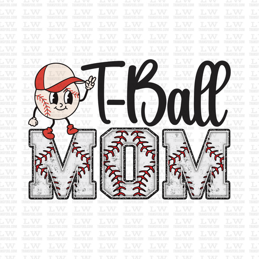 T- BALL MOM DTF TRANSFER - MT37