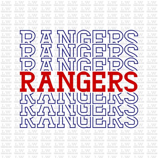 TEXAS RANGERS  DTF TRANSFER #S15