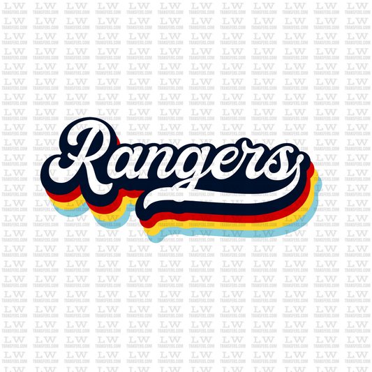 TEXAS RANGERS  DTF TRANSFER #S17