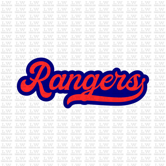 TEXAS RANGERS DTF TRANSFER #S02
