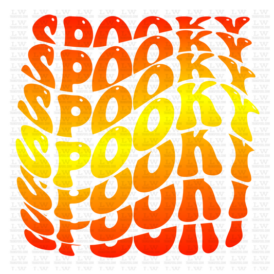 SPOOKY RETRO HALLOWEEN DTF Transfer