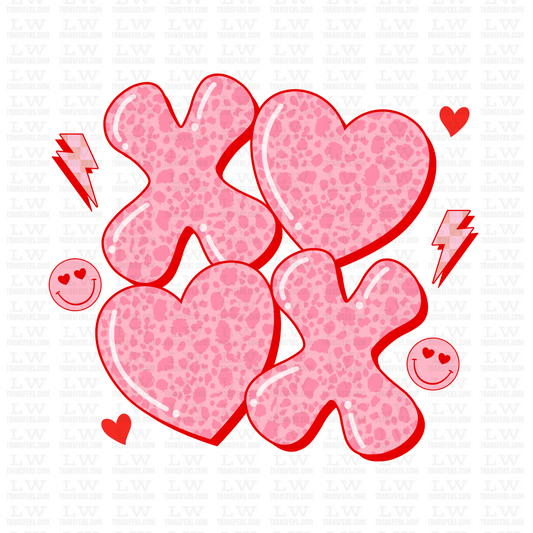 VALENTINE XOXO DTF TRANSFER #VD- 134