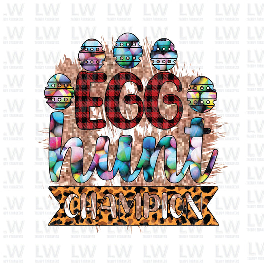 Egg Hunt Champion DTF TRANSFER