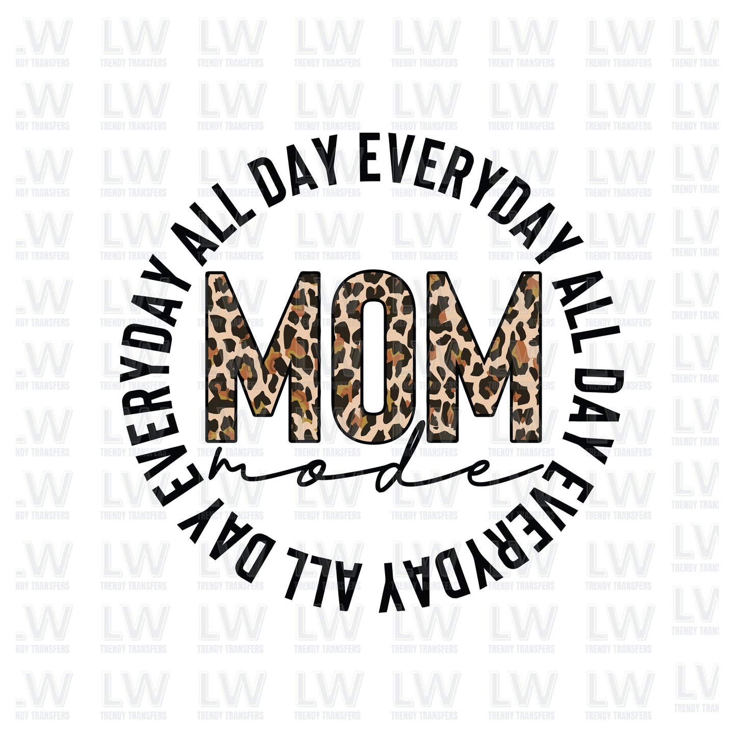 Leopard Print  MOM MADE DTF Transfer