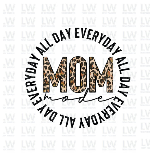 Leopard Print  MOM MADE DTF Transfer