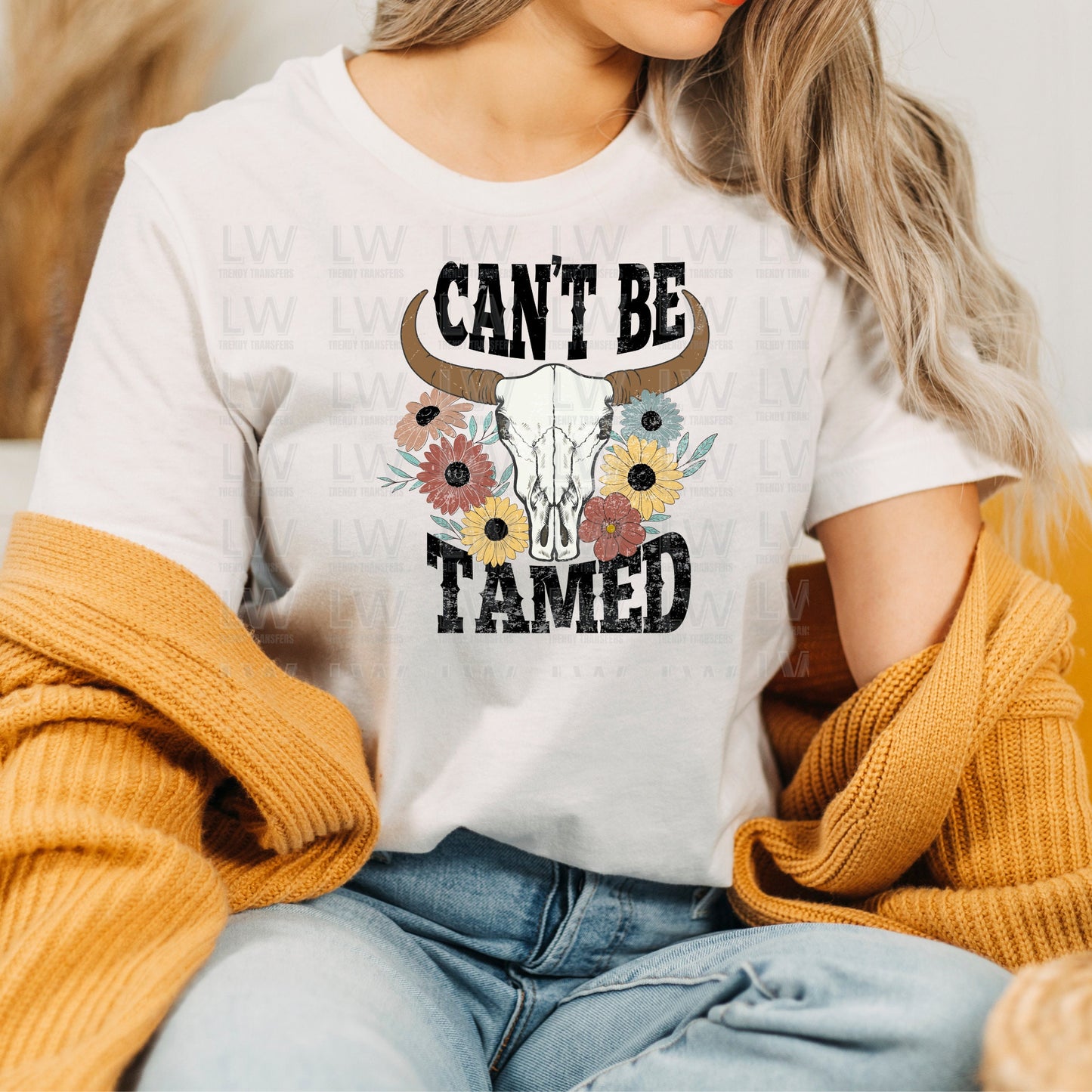 Western Can’T Be Tamed DTF Transfer