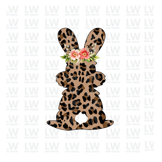 Leopard Easter Bunny DTF Transfer