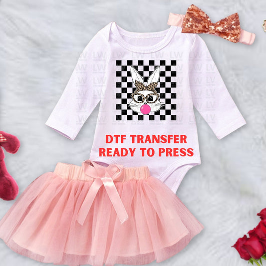 BUNNY WITH BANDANA DTF TRANSFER